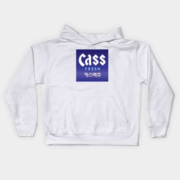 Cass Korean Beer Kids Hoodie by Estudio3e